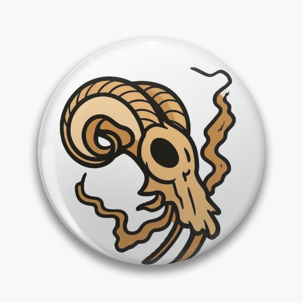 Item preview, Gothic Ram Skull Tattoo - Classic Vector Edition designed and sold by Ideniquo.