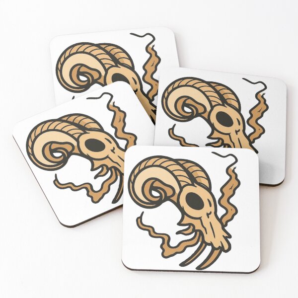 Item preview, Gothic Ram Skull Tattoo - Classic Vector Edition designed and sold by Ideniquo.
