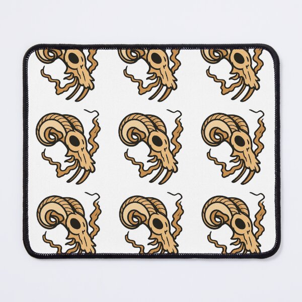 Item preview, Gothic Ram Skull Tattoo - Classic Vector Edition designed and sold by Ideniquo.