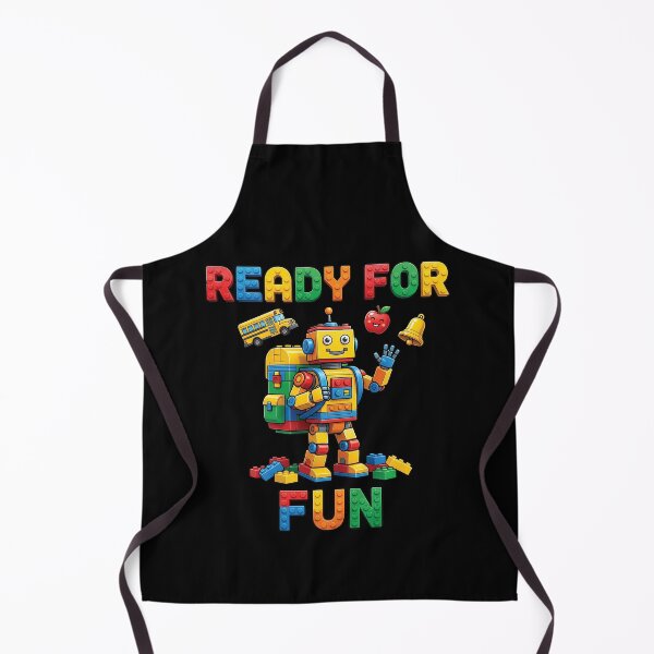 Item preview, Ready For Fun School Bus Robot With Backpack Blocks designed and sold by Krasnovaovaova.