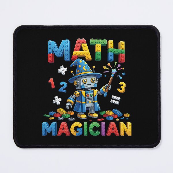 Item preview, Math Magician Wizard Robot Funny STEM School Blocks designed and sold by Krasnovaovaova.