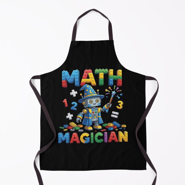 Item preview, Math Magician Wizard Robot Funny STEM School Blocks designed and sold by Krasnovaovaova.