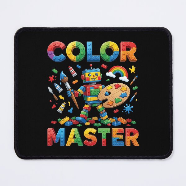 Item preview, Color Master Artist Robot Cute Back To School Brick designed and sold by Krasnovaovaova.