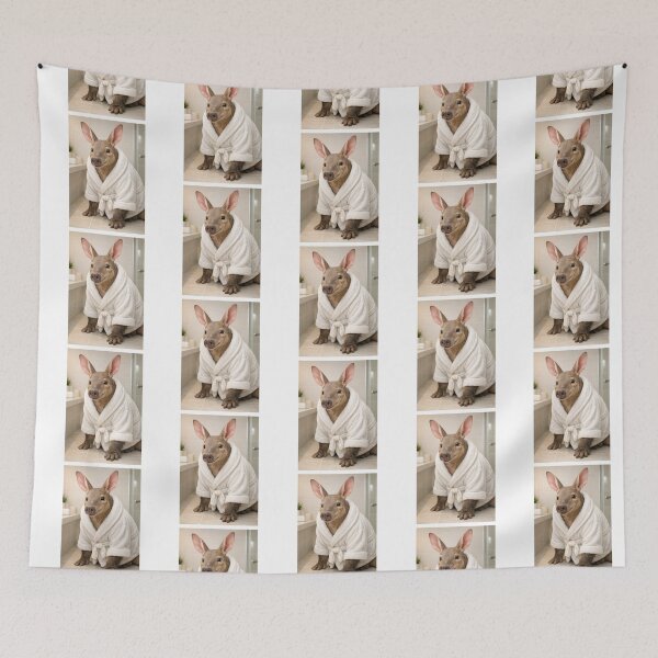Item preview, Cozy Bathrobe Aardvark designed and sold by Sillytoe.