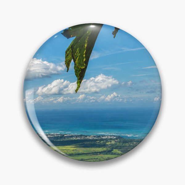 Item preview, Awesome view of the Atlantic - from the Three Peaks Mountains over 3,000 feet - El Yunque Rainforest PR designed and sold by www.elyunqueprints.store.