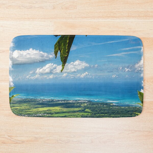 Item preview, Awesome view of the Atlantic - from the Three Peaks Mountains over 3,000 feet - El Yunque Rainforest PR designed and sold by www.elyunqueprints.store.