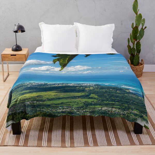 Item preview, Awesome view of the Atlantic - from the Three Peaks Mountains over 3,000 feet - El Yunque Rainforest PR designed and sold by www.elyunqueprints.store.