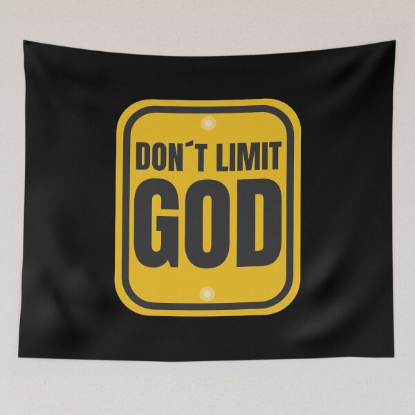 Item preview, Don’t Limit God – Christian Faith Encouragement Design designed and sold by MoriaStore.