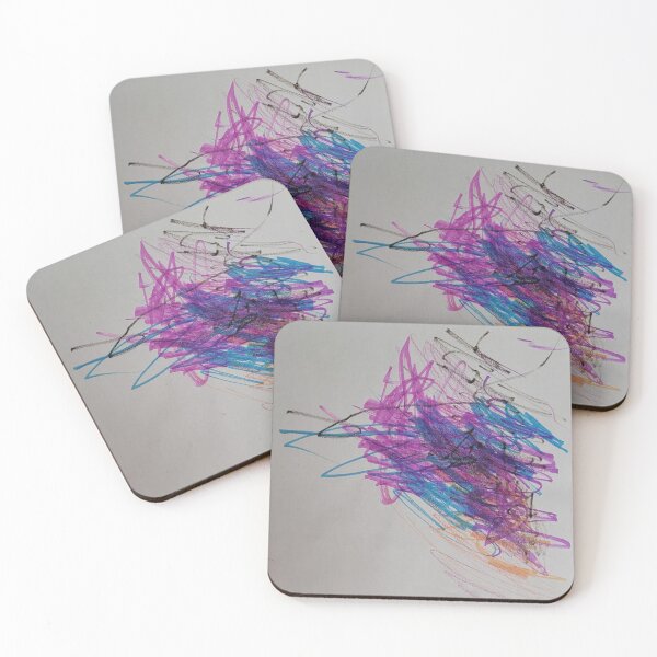 Item preview, Rainbow Unicorn Scribble Chaos designed and sold by MoonStone22.