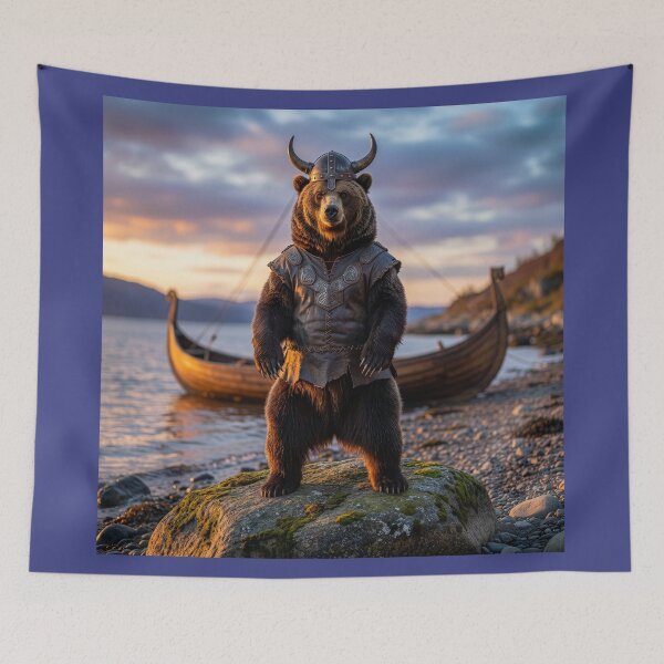 Item preview, Grizzly Bear Viking  designed and sold by Tridentulus.