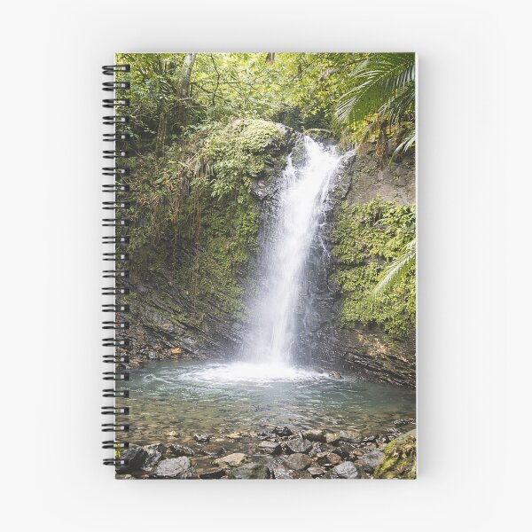 Item preview, In Awe at El Yunque Rainforest river waterfall designed and sold by www.elyunqueprints.store.