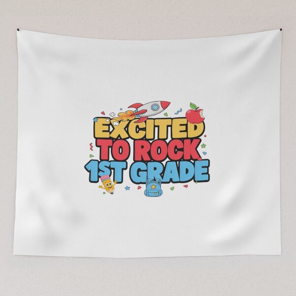 Item preview, Excited for Primary Learning Year designed and sold by ColeLaniTrading.