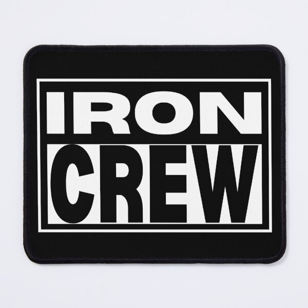 Artikelvorschau, Iron Crew Vintage Fitness Crew Grafik Gym Squad entworfen und verkauft von HYPNK.