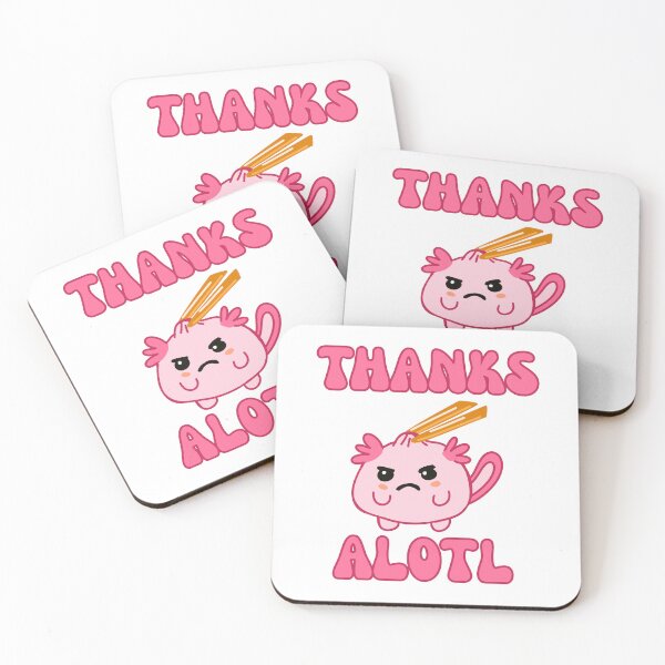 Item preview, Thanks alotl, cute sarcastic axolotl designed and sold by BritishDelights.