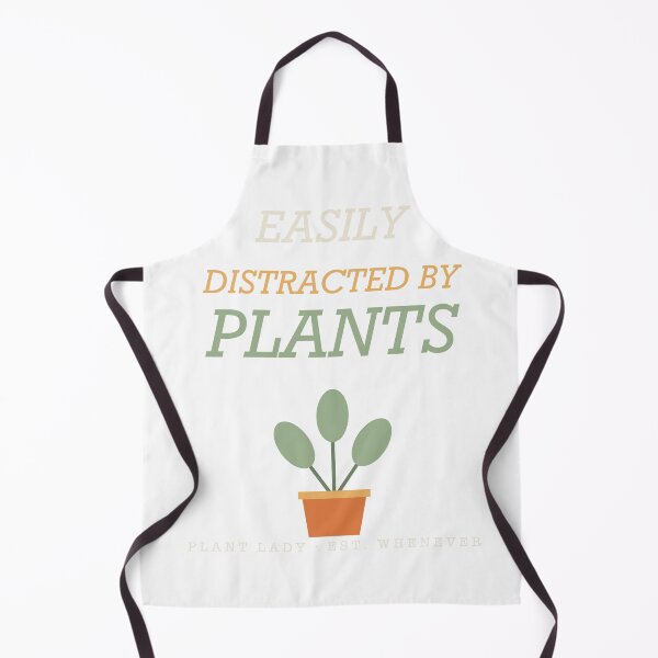 Item preview, Easily Distracted By Plants - Funny Plant Lady designed and sold by RetroThreadWorks.
