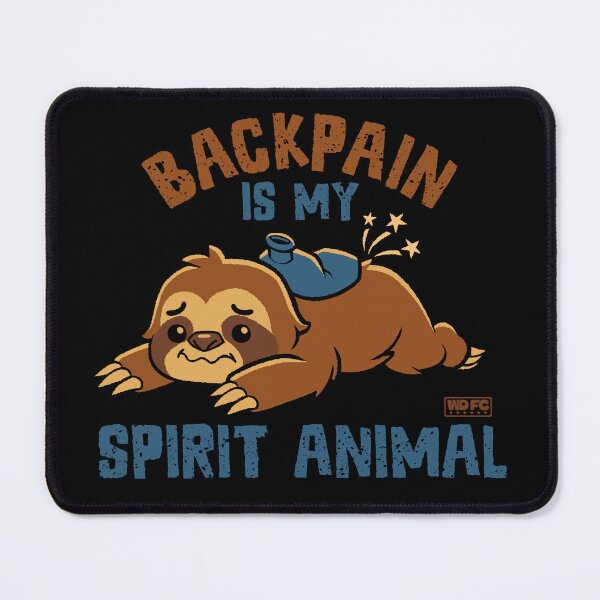 Item preview, Back Pain Is My Spirit Animal designed and sold by World Domination For Cats ®.