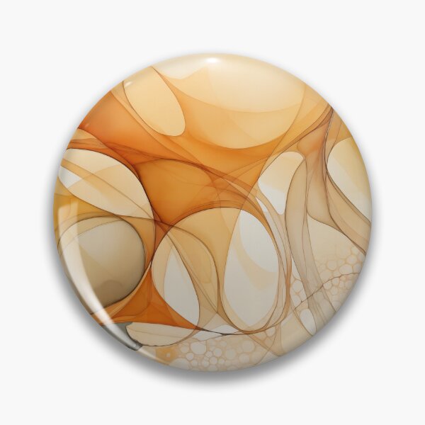 Item preview, Abstract Painting Soft Flow Orange E1 designed and sold by CrumbBumStudio.