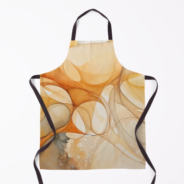 Item preview, Abstract Painting Soft Flow Orange E1 designed and sold by CrumbBumStudio.