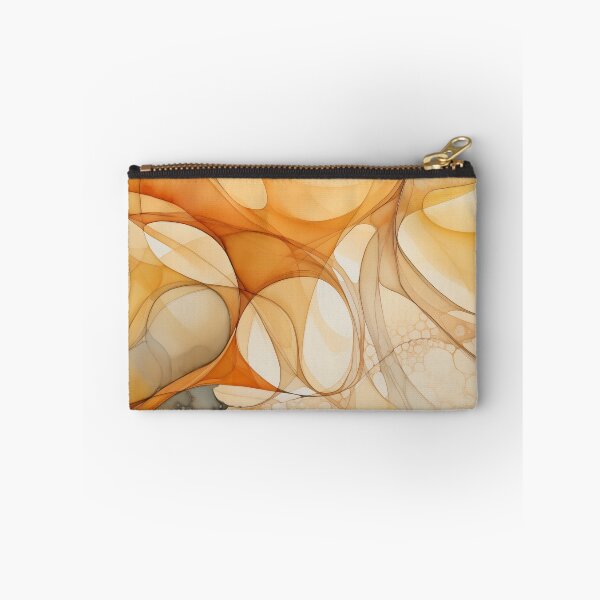 Item preview, Abstract Painting Soft Flow Orange E1 designed and sold by CrumbBumStudio.