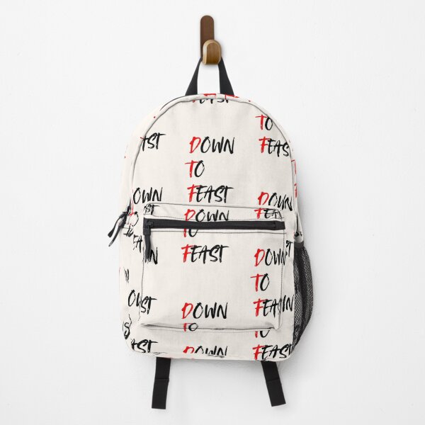 Item preview, "Down to Feast" Calligraphy Design, Humorous Phrases, Food Quotes designed and sold by SpringTeaDesigns.