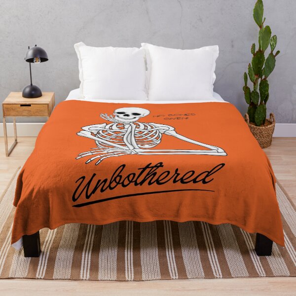 Item preview, Unbothered Skeleton designed and sold by threadsjam.
