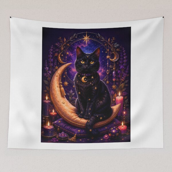 Item preview, Moon Familiar designed and sold by StarwovenFamily.
