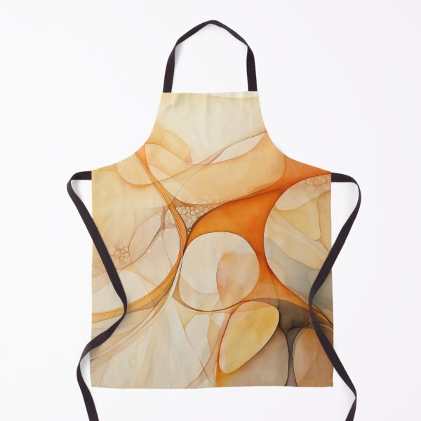 Item preview, Abstract Painting Soft Flow Orange E2 designed and sold by CrumbBumStudio.