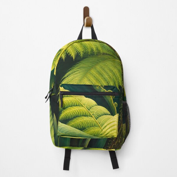 Item preview, The beauty of the ancient Fern Palm trees as polished by AI painter Rosseau - El Yunque Rainforest  designed and sold by www.elyunqueprints.store.