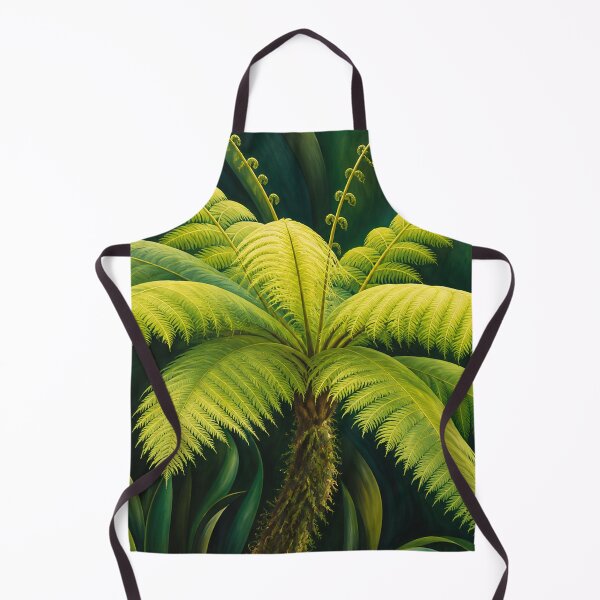 Item preview, The beauty of the ancient Fern Palm trees as polished by AI painter Rosseau - El Yunque Rainforest designed and sold by www.elyunqueprints.store.