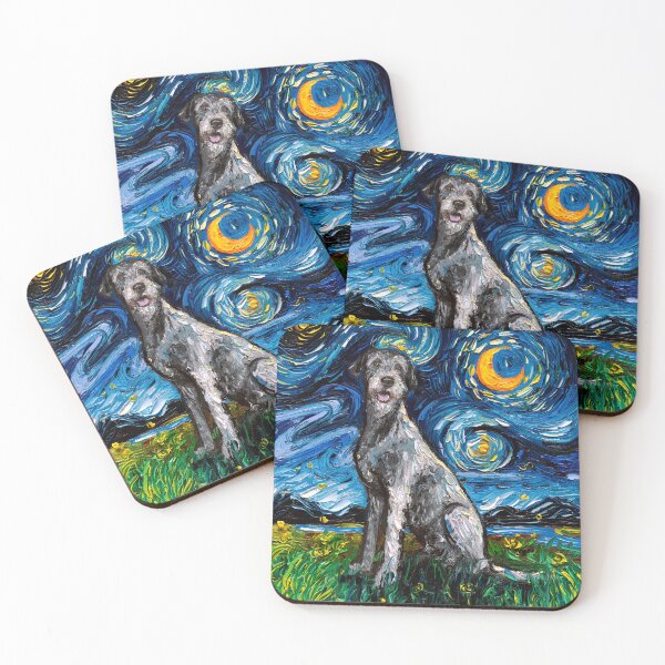 Item preview, Irish Wolfhound Night  designed and sold by AjaTrier.