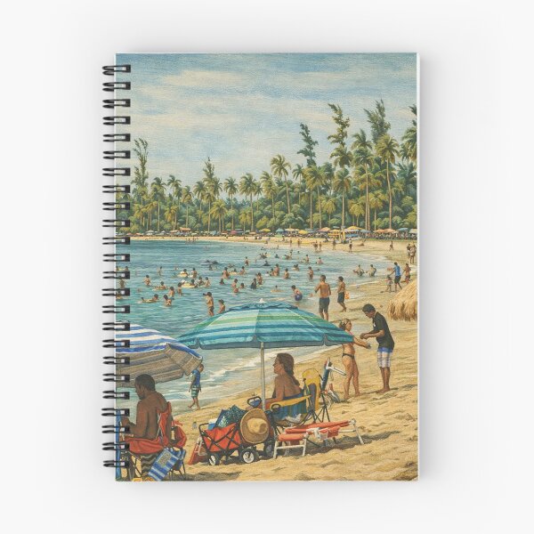 Item preview, The best beach of Puerto Rico - The Luquillo Beach - and close to the rainforest! designed and sold by www.elyunqueprints.store.