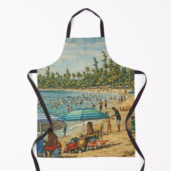 Item preview, The best beach of Puerto Rico - The Luquillo Beach - and close to the rainforest! designed and sold by www.elyunqueprints.store.