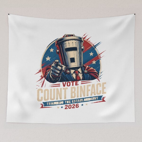 Item preview, Count Binface designed and sold by bmfkfk.