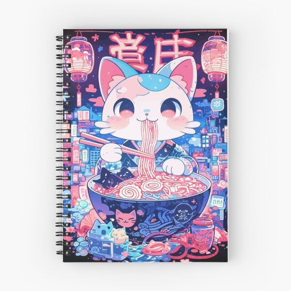 Item preview, Ramen Cyber Cat designed and sold by SkippyDesign.