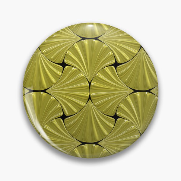 Item preview, Art Deco Gold-Hues Breathtaking Exotic Fan Pattern designed and sold by DEC02.