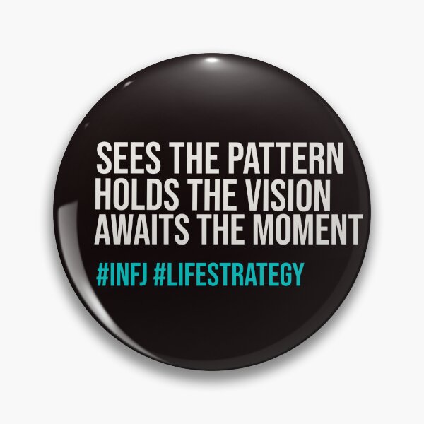 Item preview, INFJ | SEES THE PATTERN HOLDS THE VISION AWAITS THE MOMENT | MBTI LIFE STRATEGY SERIES — INFJ PERSONALITY EDITION designed and sold by WitLounge.