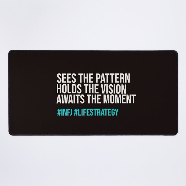 Item preview, INFJ | SEES THE PATTERN HOLDS THE VISION AWAITS THE MOMENT | MBTI LIFE STRATEGY SERIES — INFJ PERSONALITY EDITION designed and sold by WitLounge.