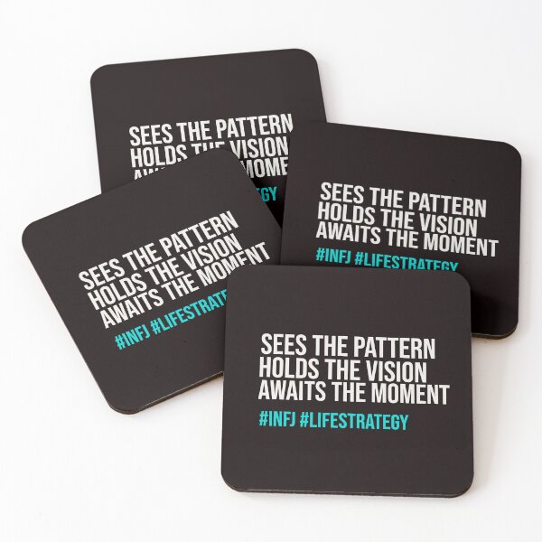 Item preview, INFJ | SEES THE PATTERN HOLDS THE VISION AWAITS THE MOMENT | MBTI LIFE STRATEGY SERIES — INFJ PERSONALITY EDITION designed and sold by WitLounge.