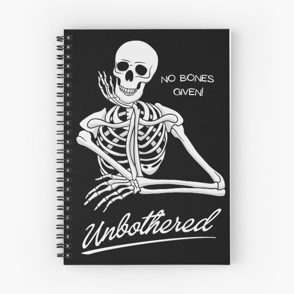 Item preview, Unbothered Skeleton designed and sold by threadsjam.