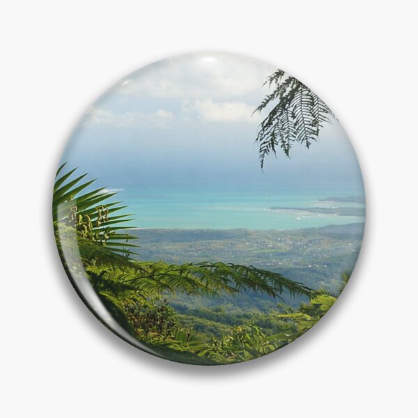 Item preview, View from El Yunque Rainforest over 2,000 feet of the ocean designed and sold by www.elyunqueprints.store.