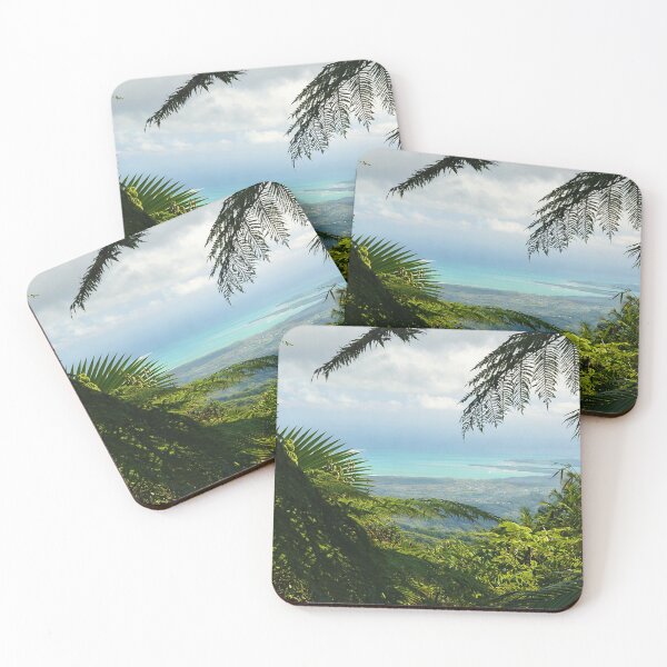 Item preview, View from El Yunque Rainforest over 2,000 feet of the ocean designed and sold by www.elyunqueprints.store.