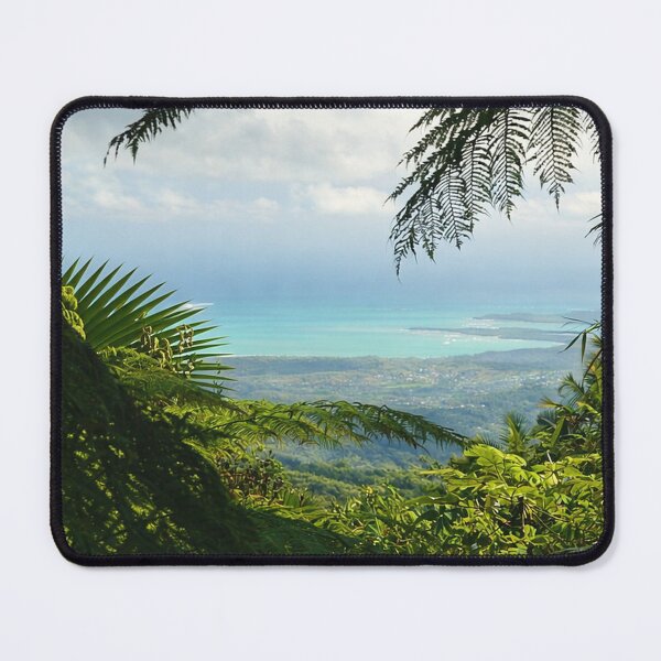 Item preview, View from El Yunque Rainforest over 2,000 feet of the ocean designed and sold by www.elyunqueprints.store.