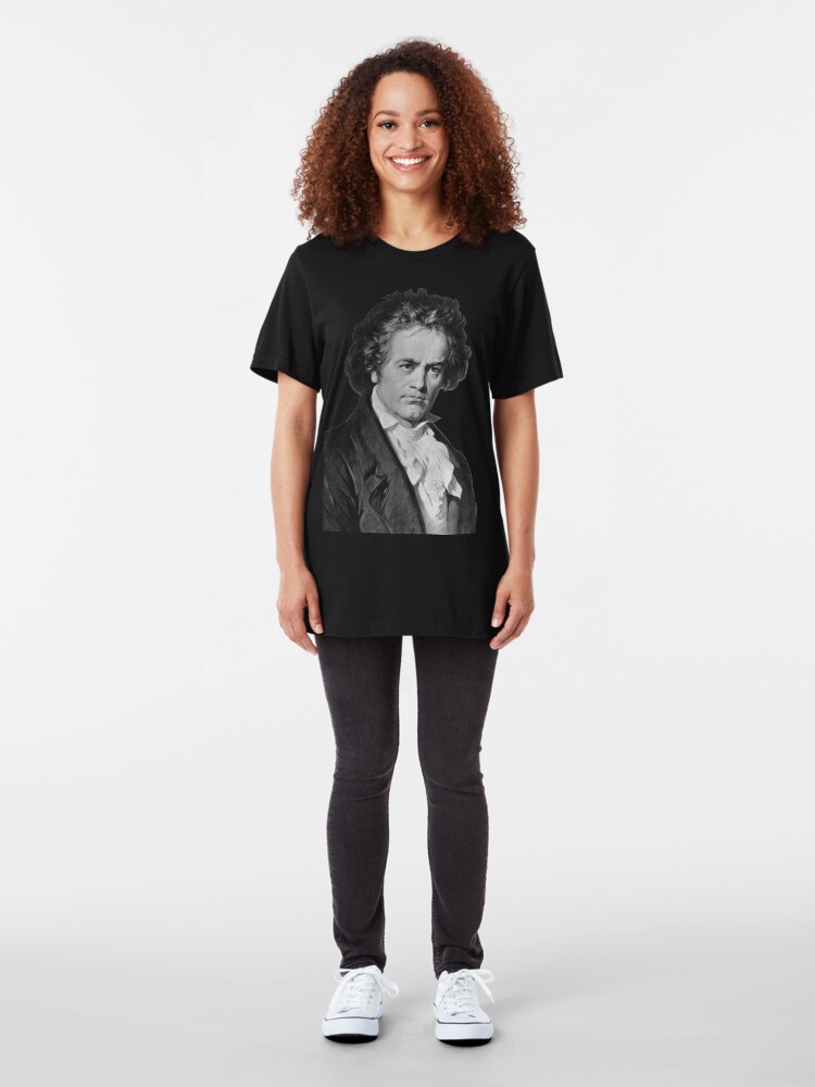 Alternate view of Ludwig van Beethoven Slim Fit T-Shirt