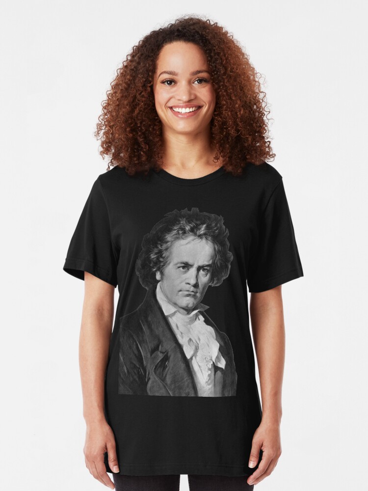 Alternate view of Ludwig van Beethoven Slim Fit T-Shirt
