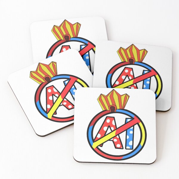 Item preview, No AI Art Sign | Digital Circus designed and sold by Kartepy.