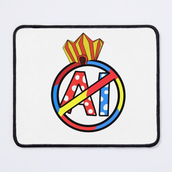 Item preview, No AI Art Sign | Digital Circus designed and sold by Kartepy.