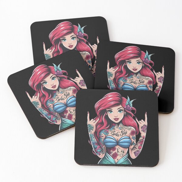 Item preview, Tattooed Ariel designed and sold by TMTD Productions.