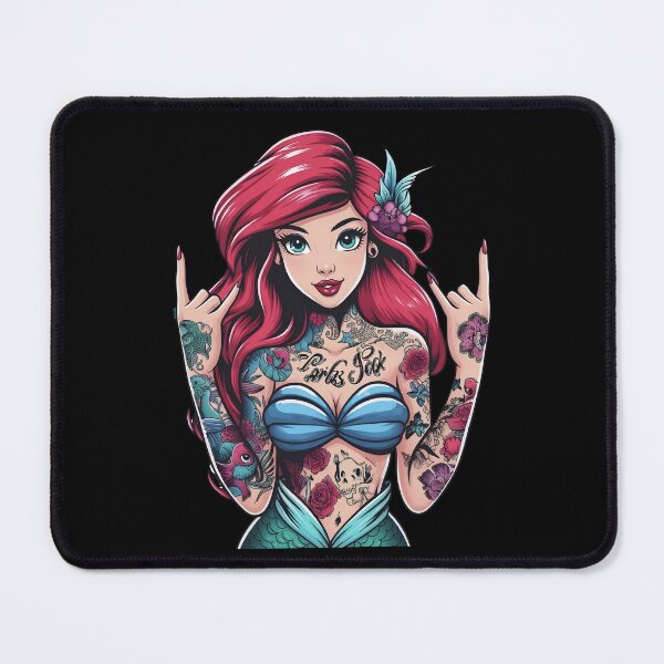 Item preview, Tattooed Ariel designed and sold by TMTD Productions.