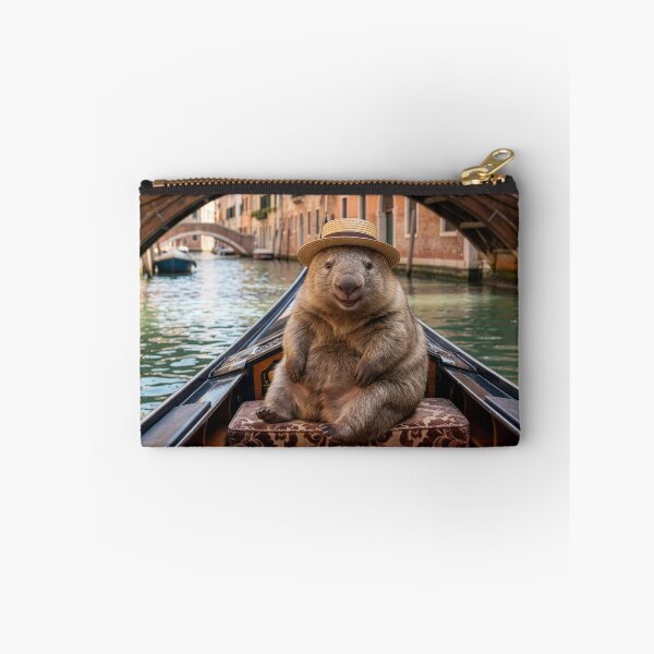 Item preview, Happy Wombat Takes a Gondola Ride designed and sold by Tridentulus.