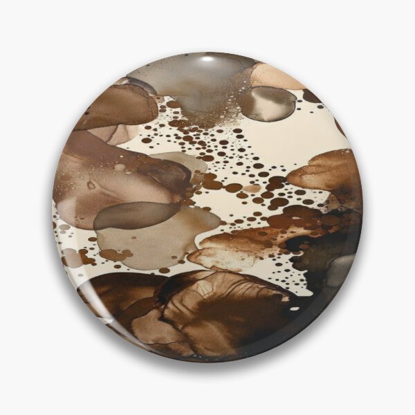 Item preview, Brown Black Ink Wash Abstract designed and sold by MHprinting.